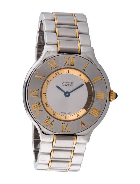 cartier must 21 women's watch